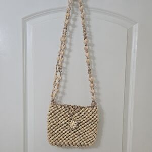 Vintage Handmade Cowrie Shell Bag